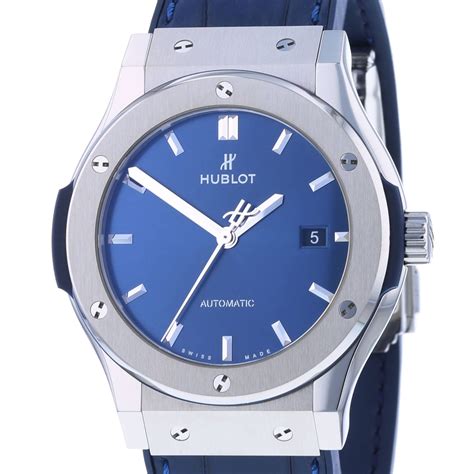 Hublot Classic Fusion Blue Titanium .